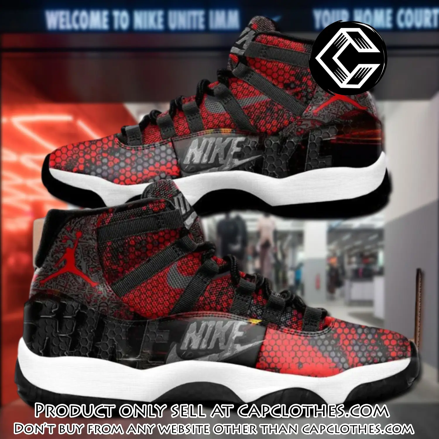 Nike red air jordan 11 sneakers shoes hot  for men women cc4013490